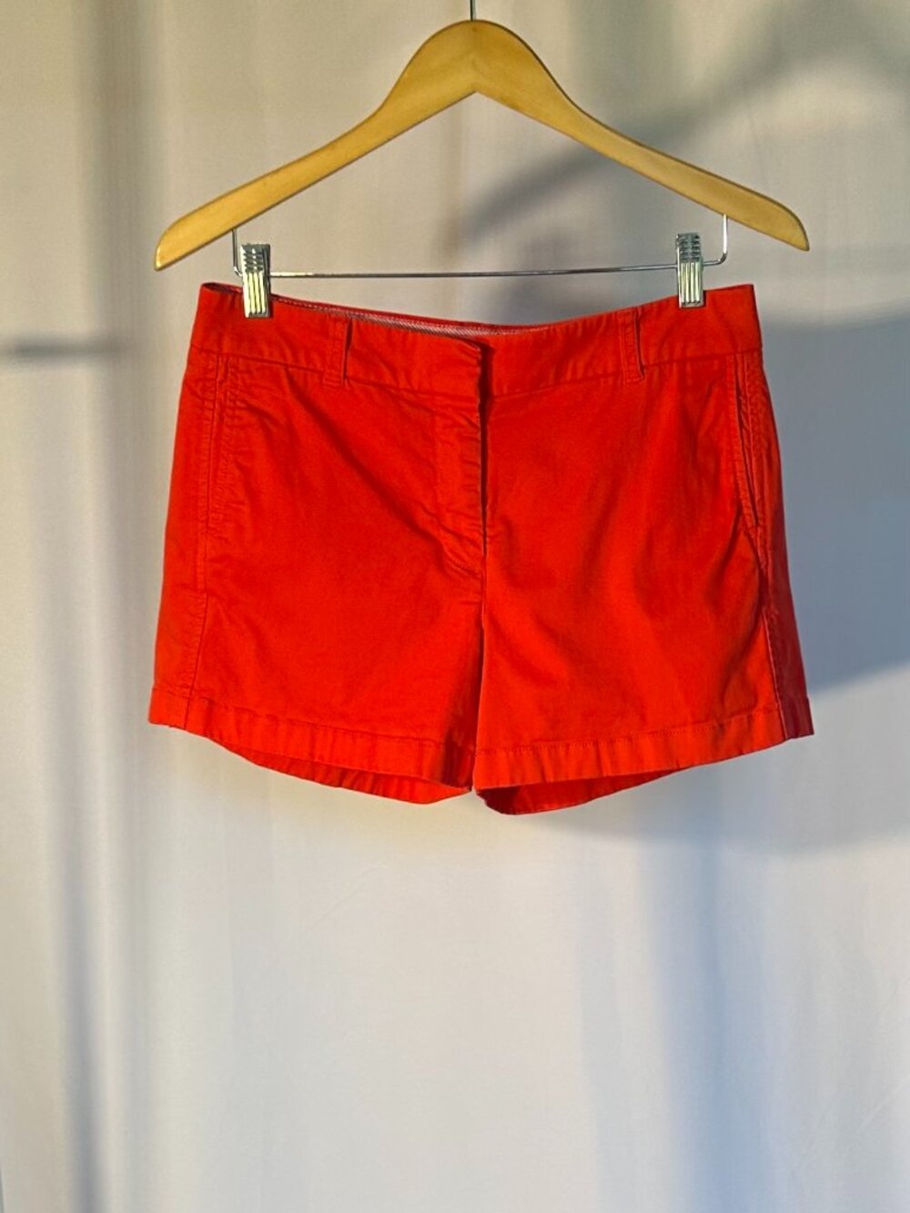 J.Crew Women's Chino Shorts red/orange – Size 8